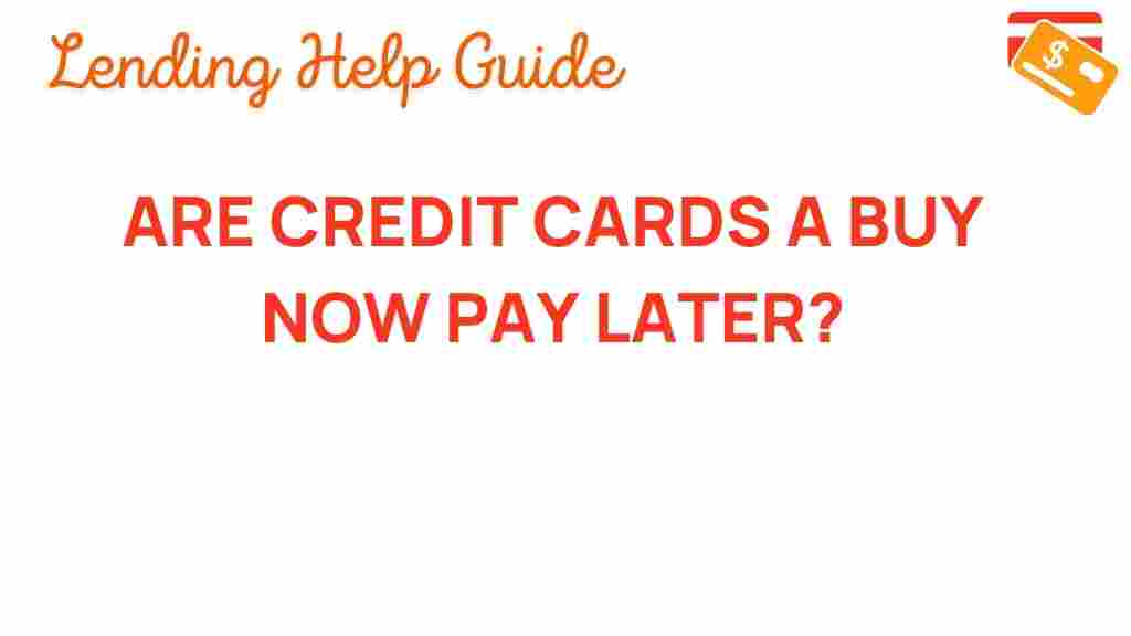are-credit-cards-buy-now-pay-later