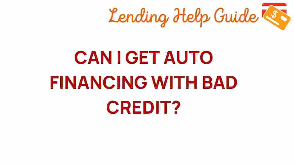 auto-financing-bad-credit