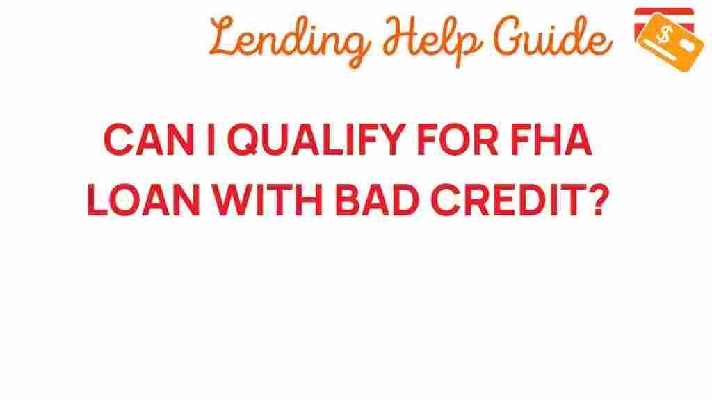 fha-loan-bad-credit