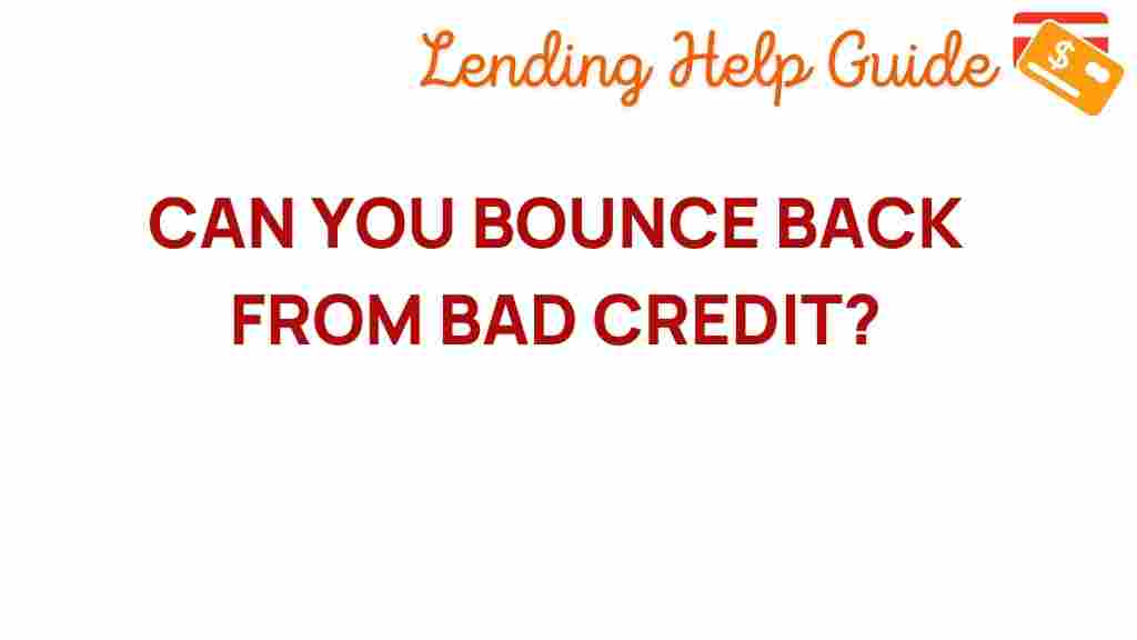 can-you-recover-from-bad-credit