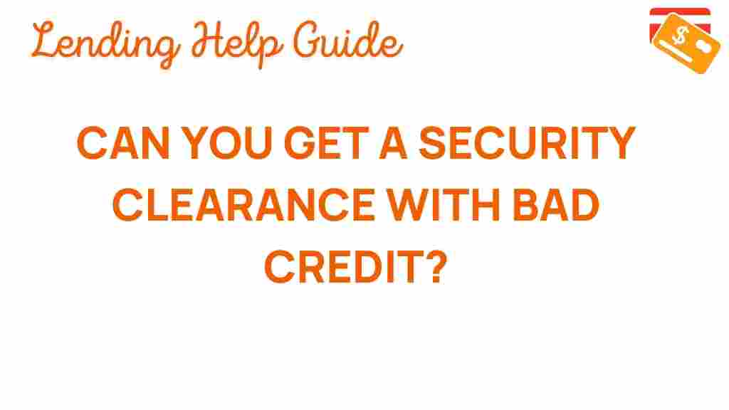 security-clearance-bad-credit