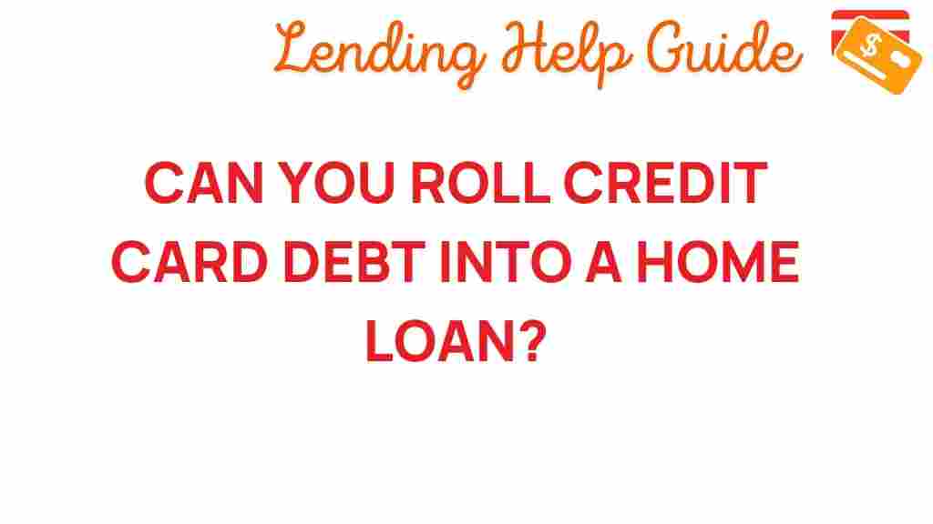 credit-card-debt-home-loan