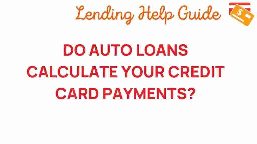 do-auto-loans-impact-credit-card-payments