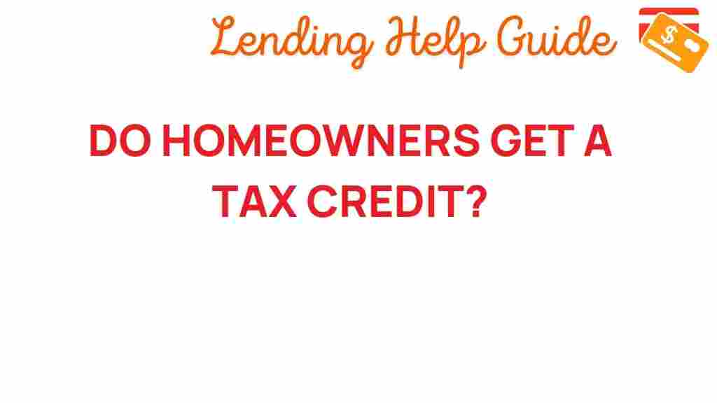 do-homeowners-get-tax-credit