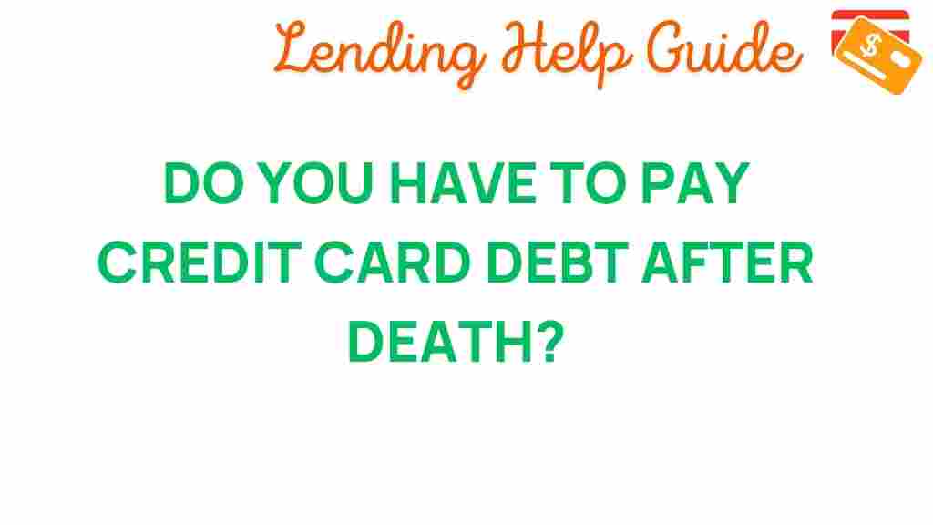 credit-card-debt-after-death