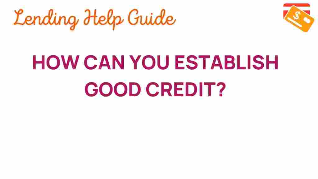 establishing-good-credit