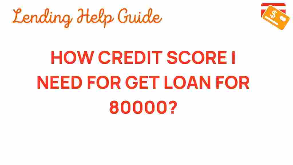 how-credit-score-need-secure-80000-loan