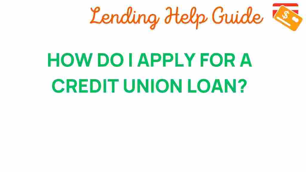 credit-union-loan-application