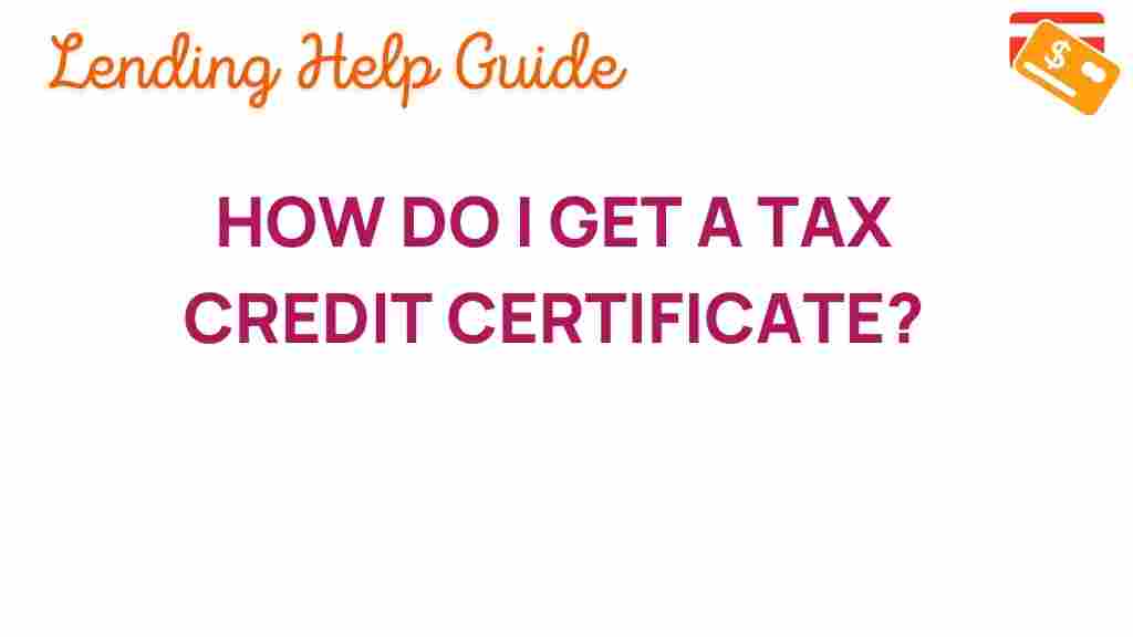 tax-credit-certificate