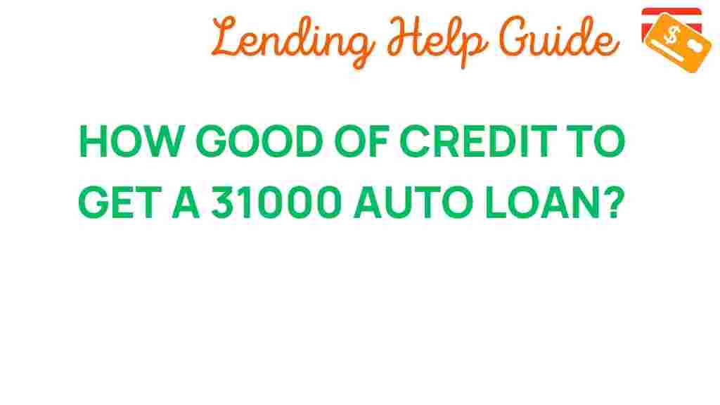 credit-score-auto-loan-31000