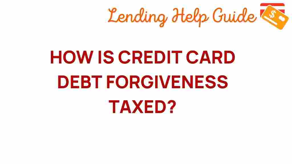credit-card-debt-forgiveness-taxed