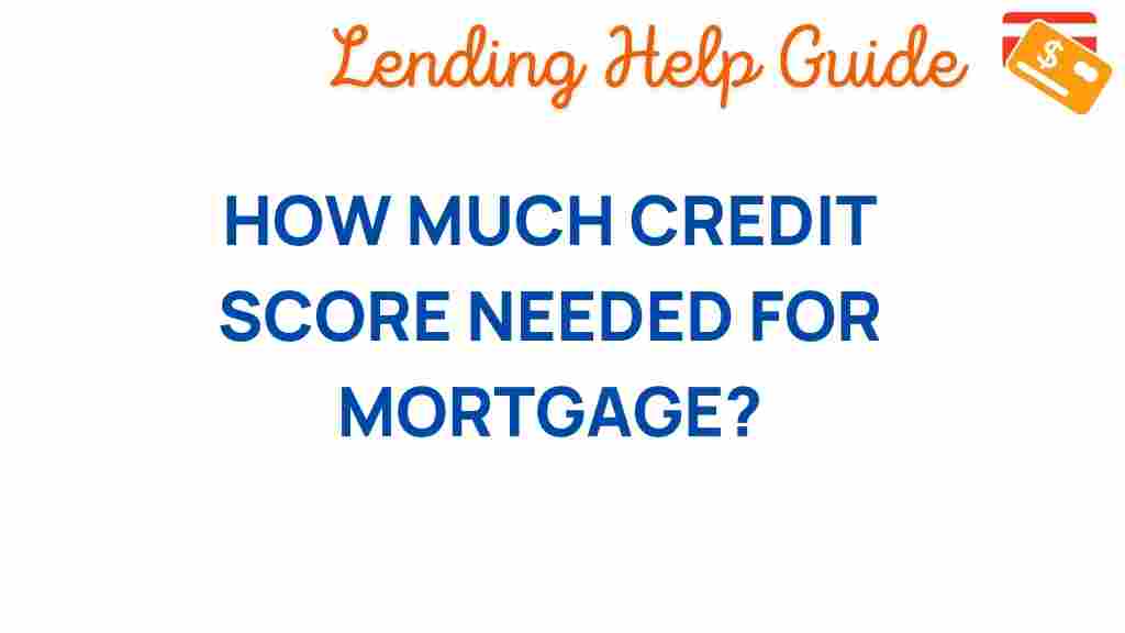 credit-score-needed-for-mortgage