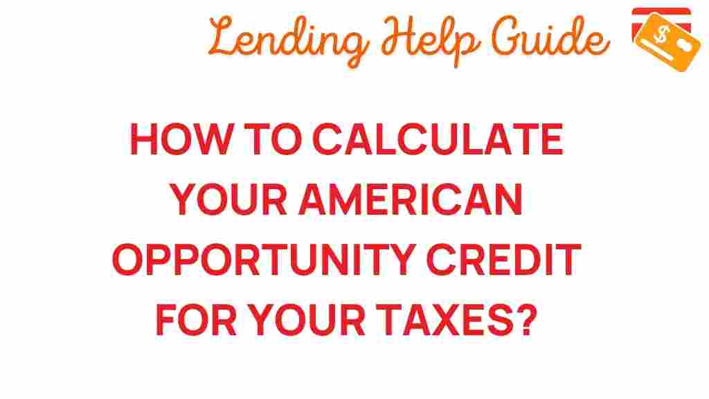 american-opportunity-credit-tax-guide