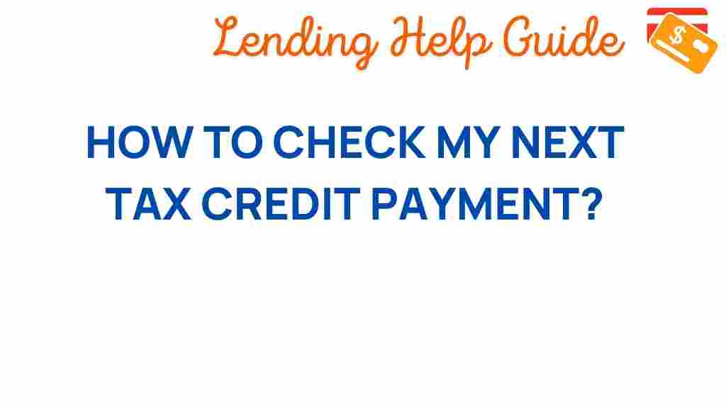 check-tax-credit-payment