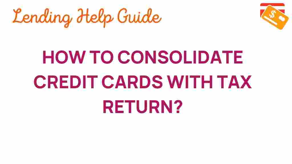credit-card-consolidation-tax-return