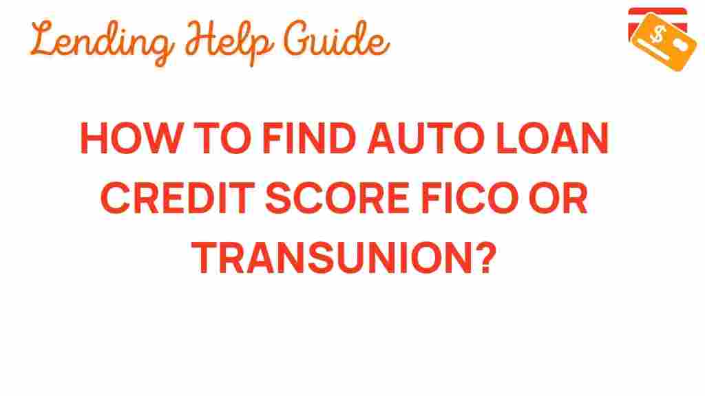 auto-loan-credit-score