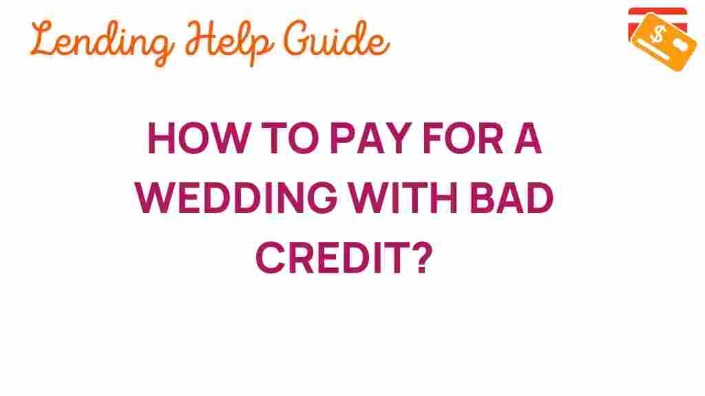 wedding-financing-bad-credit