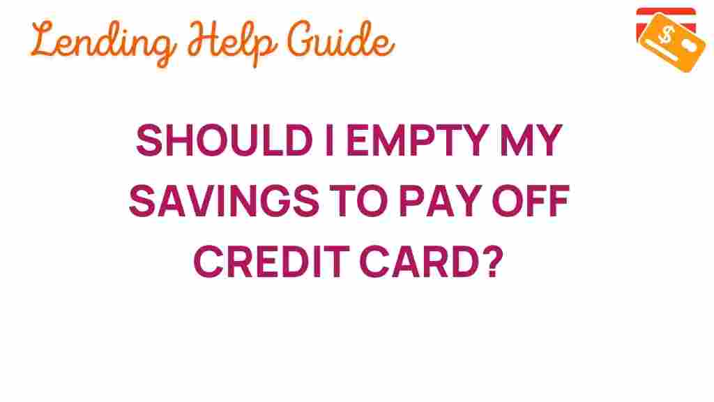 empty-savings-pay-off-credit-cards