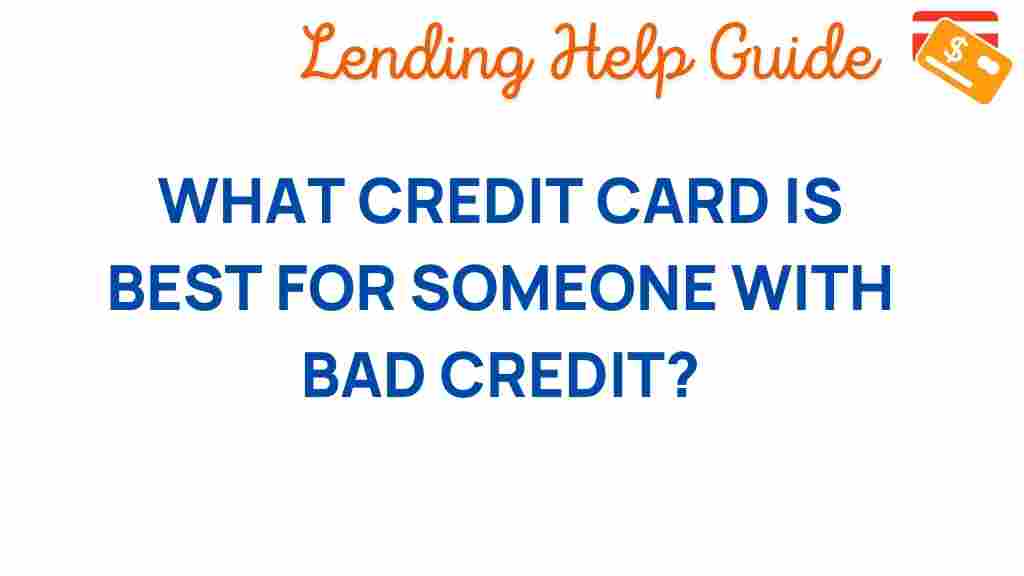 best-credit-cards-bad-credit