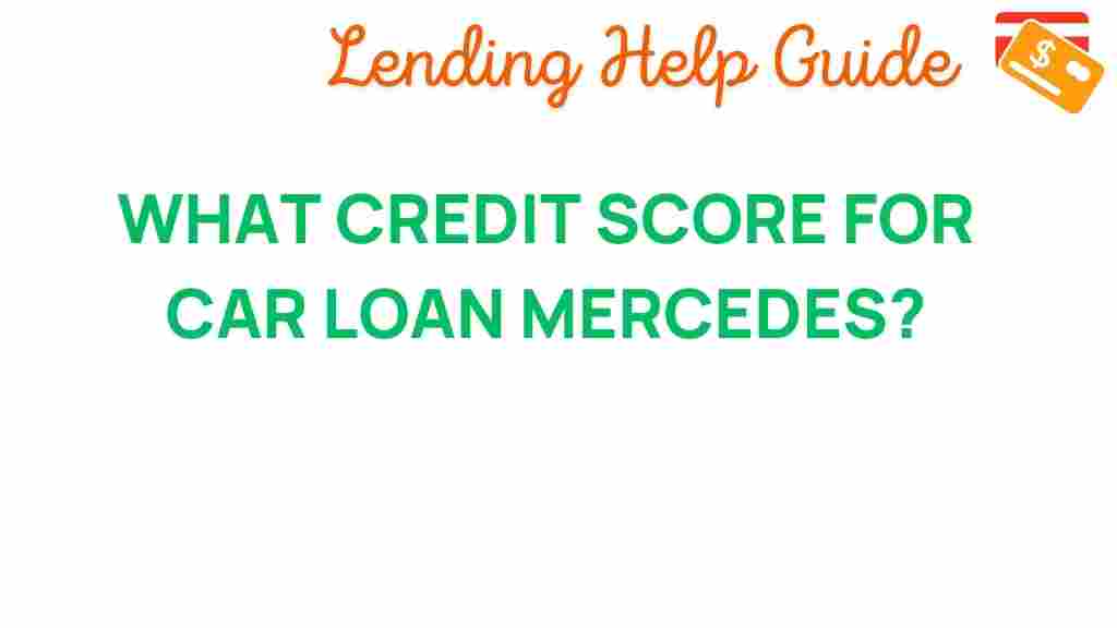 credit-score-car-loan-mercedes