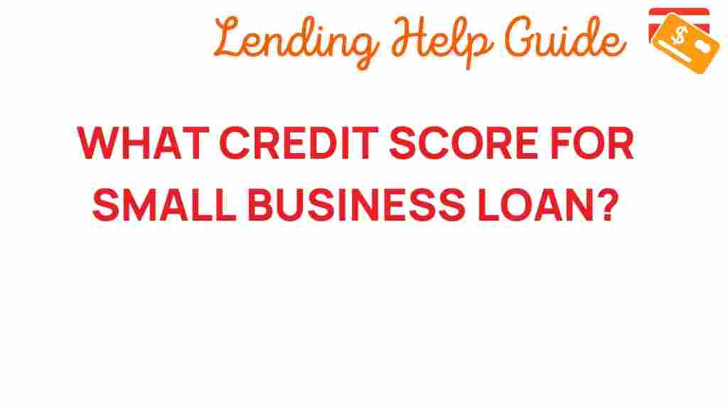credit-score-small-business-loan