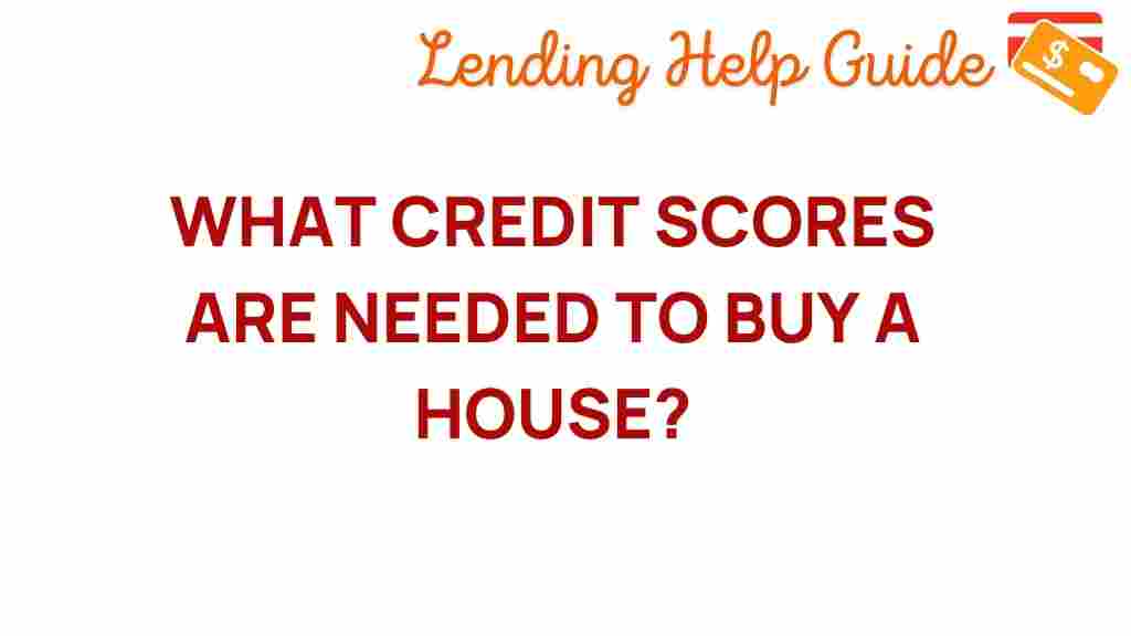 credit-scores-needed-to-buy-house