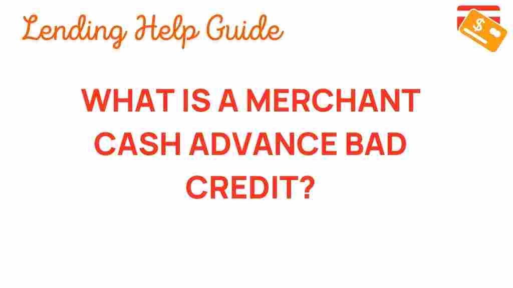 merchant-cash-advance-bad-credit