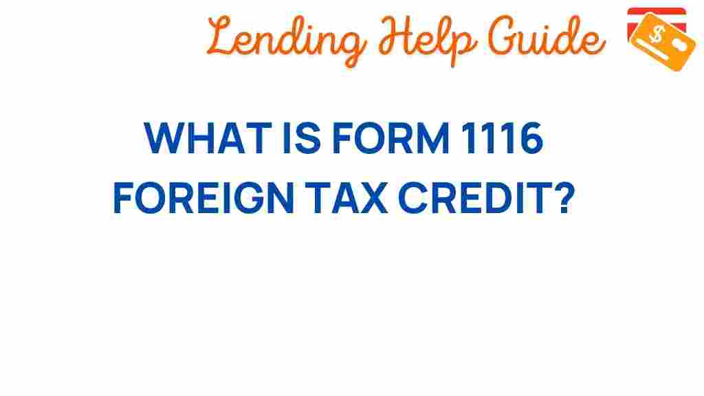 form-1116-foreign-tax-credit