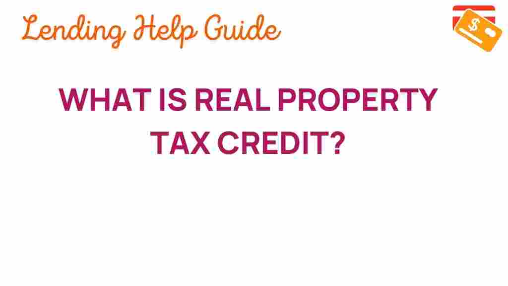 real-property-tax-credit