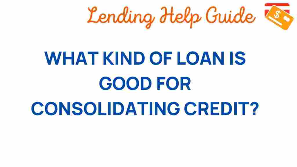credit-consolidation-loan-options