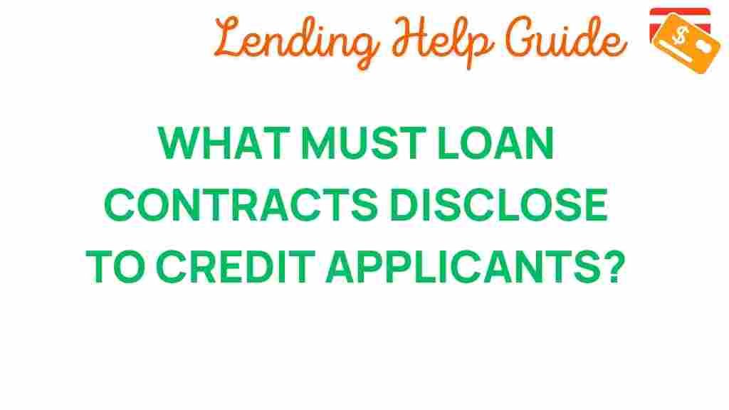 loan-contracts-disclosure-credit-applicants