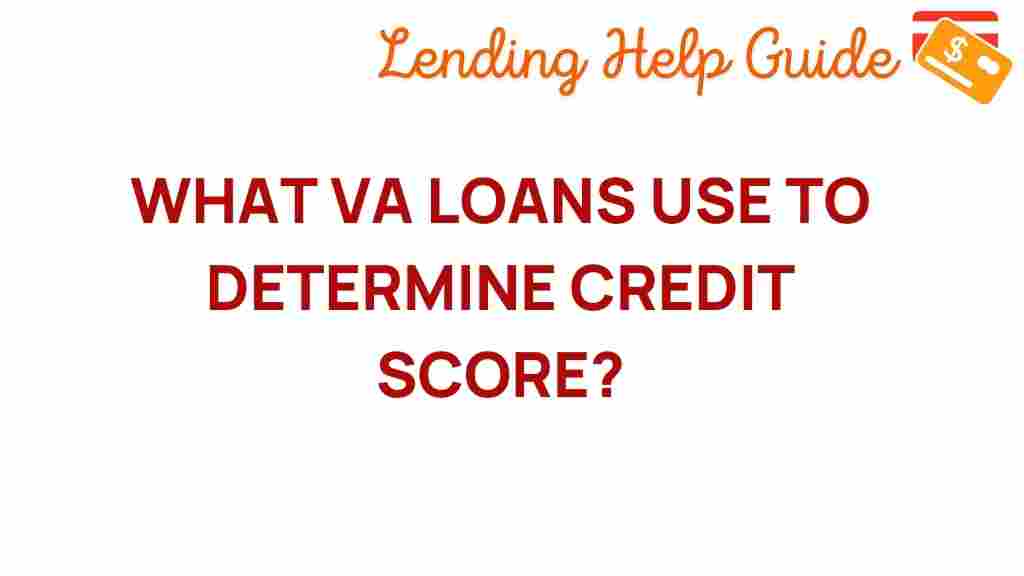 va-loans-credit-score-assessment