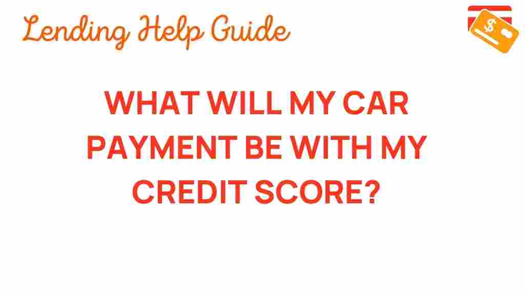 credit-score-car-payment