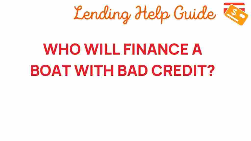 financing-boat-bad-credit