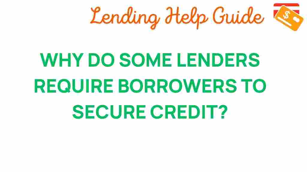 secured-credit-lenders-requirements