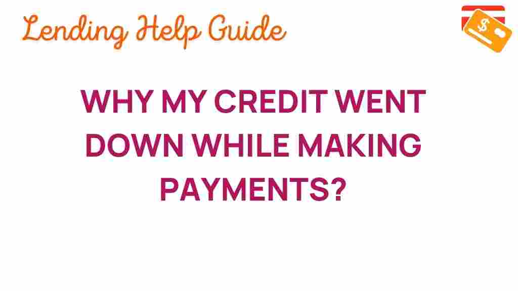 credit-score-drop-while-making-payments