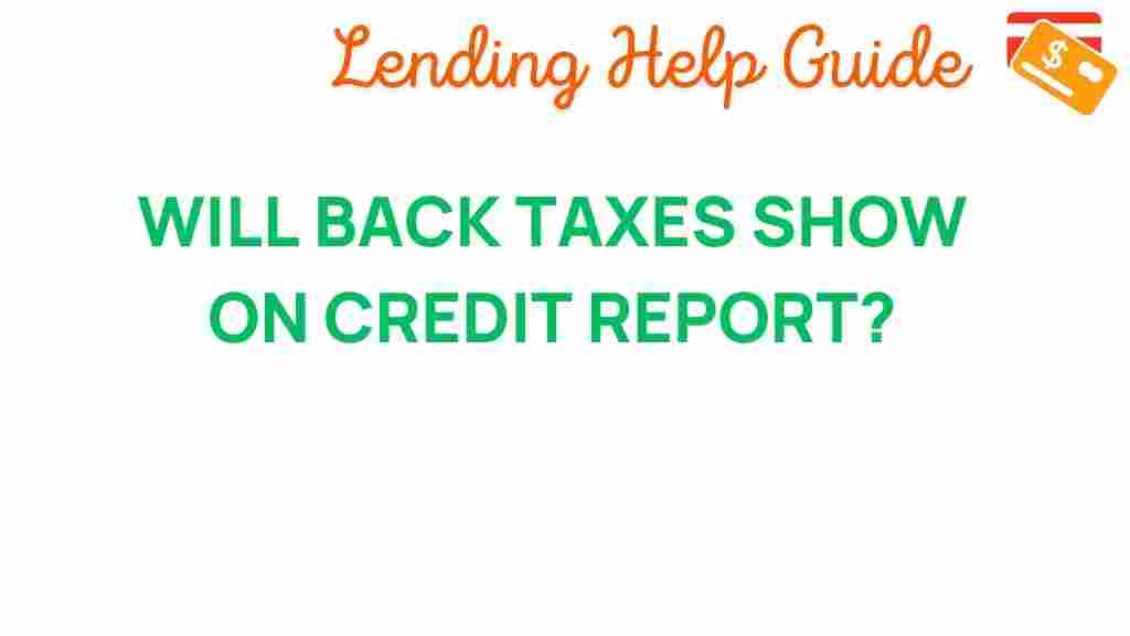 back-taxes-credit-report