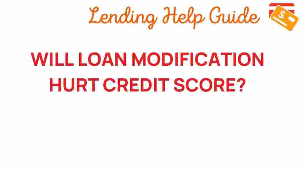 loan-modification-impact-credit-score